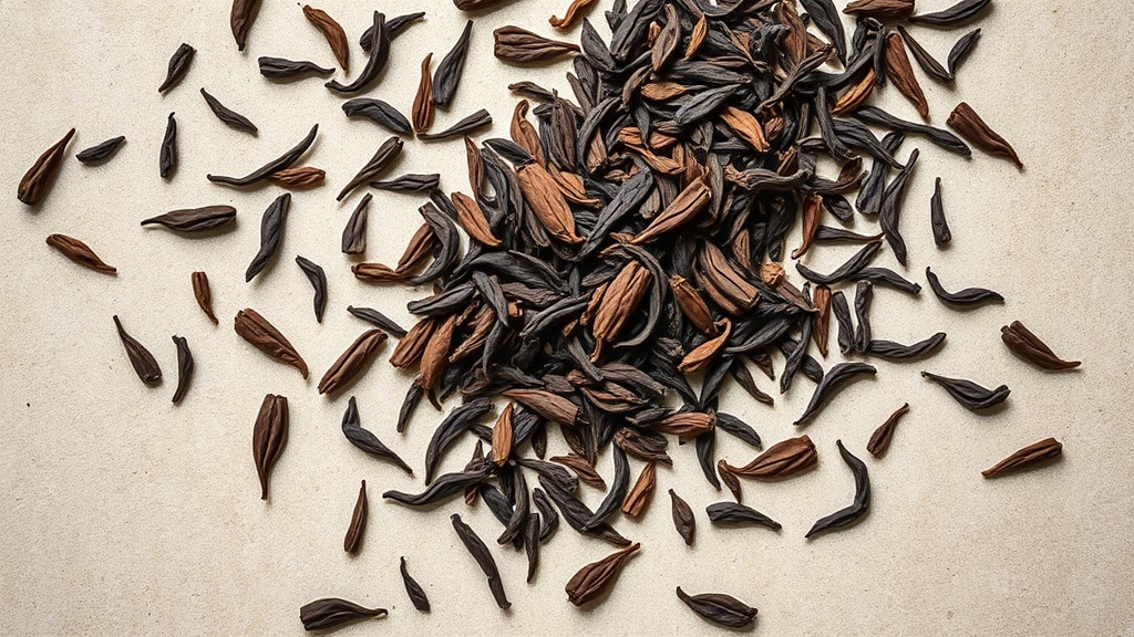 Loose oolong leaves in a bowl